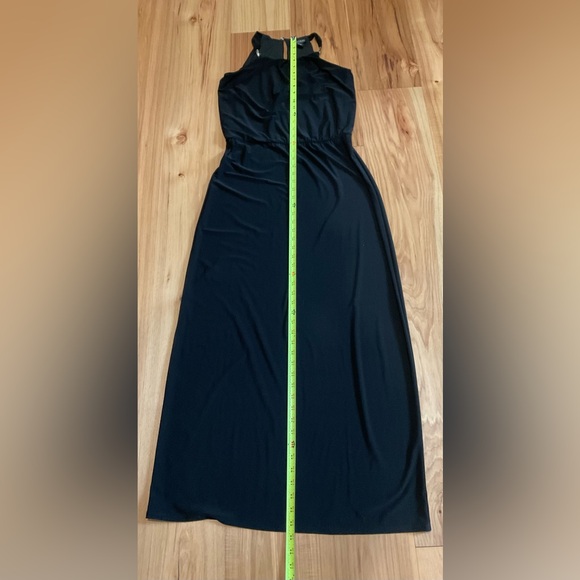 White House Black Market Black Sleeveless Maxi Dress, Size X-Small - Picture 8 of 9